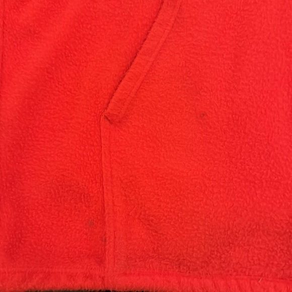 Vintage 80s MWG Orange Work Wear Fleece Union Made - Picture 4 of 8